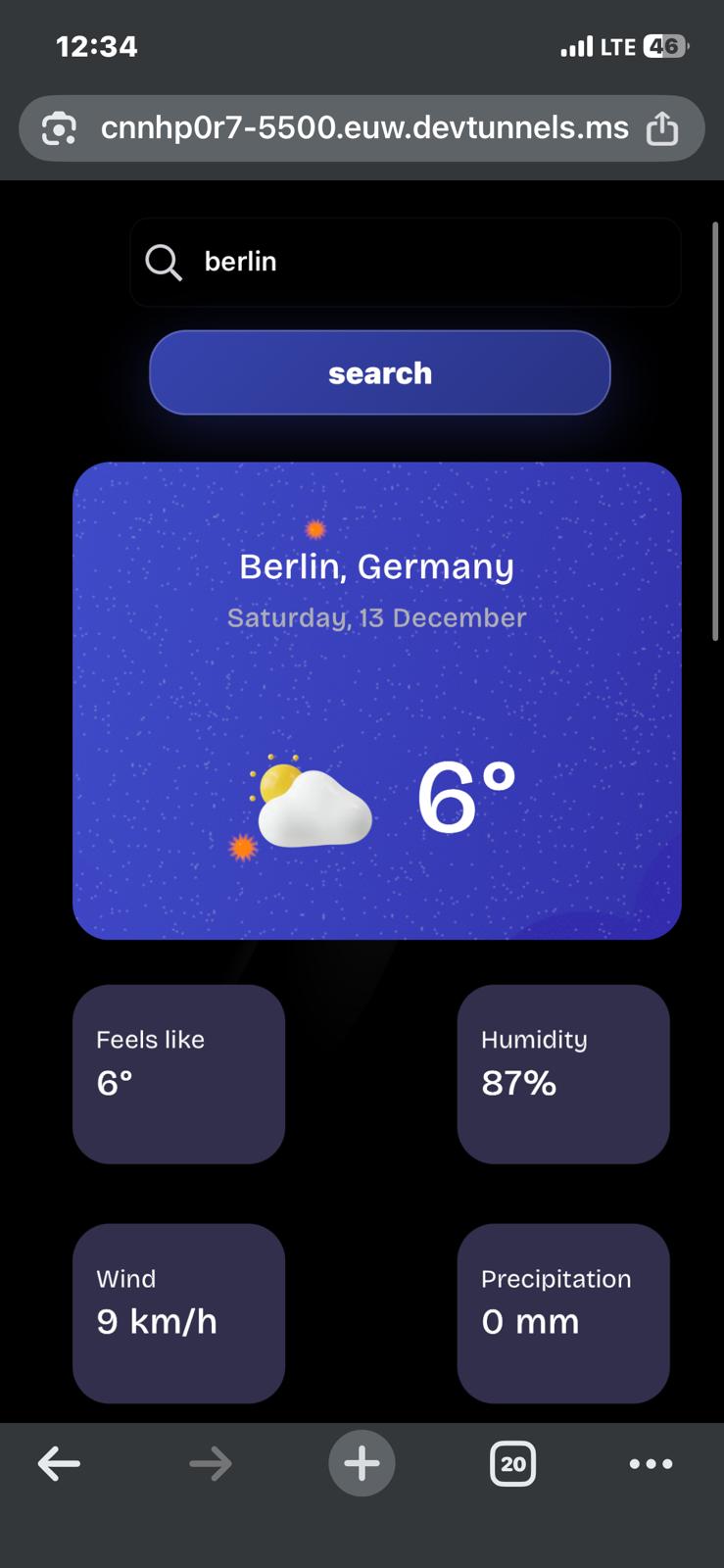Weather Now visual 4